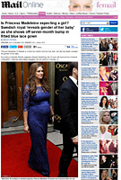 Comme on a pu la voir sur Daily Mail