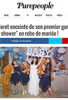 Comme on a pu la voir sur purepeople.com