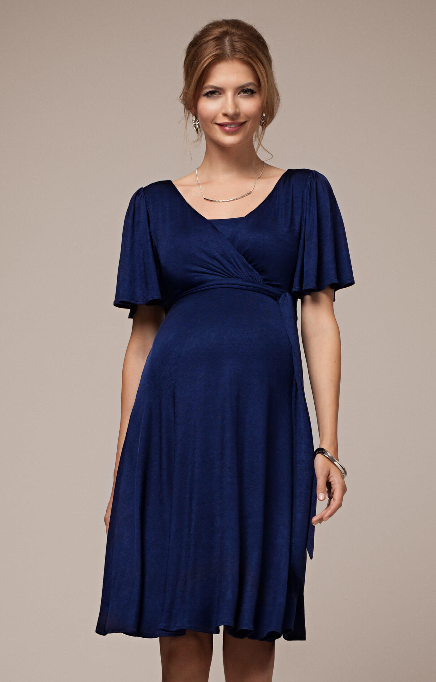 Alicia Nursing Dress Eclipse Blue ...