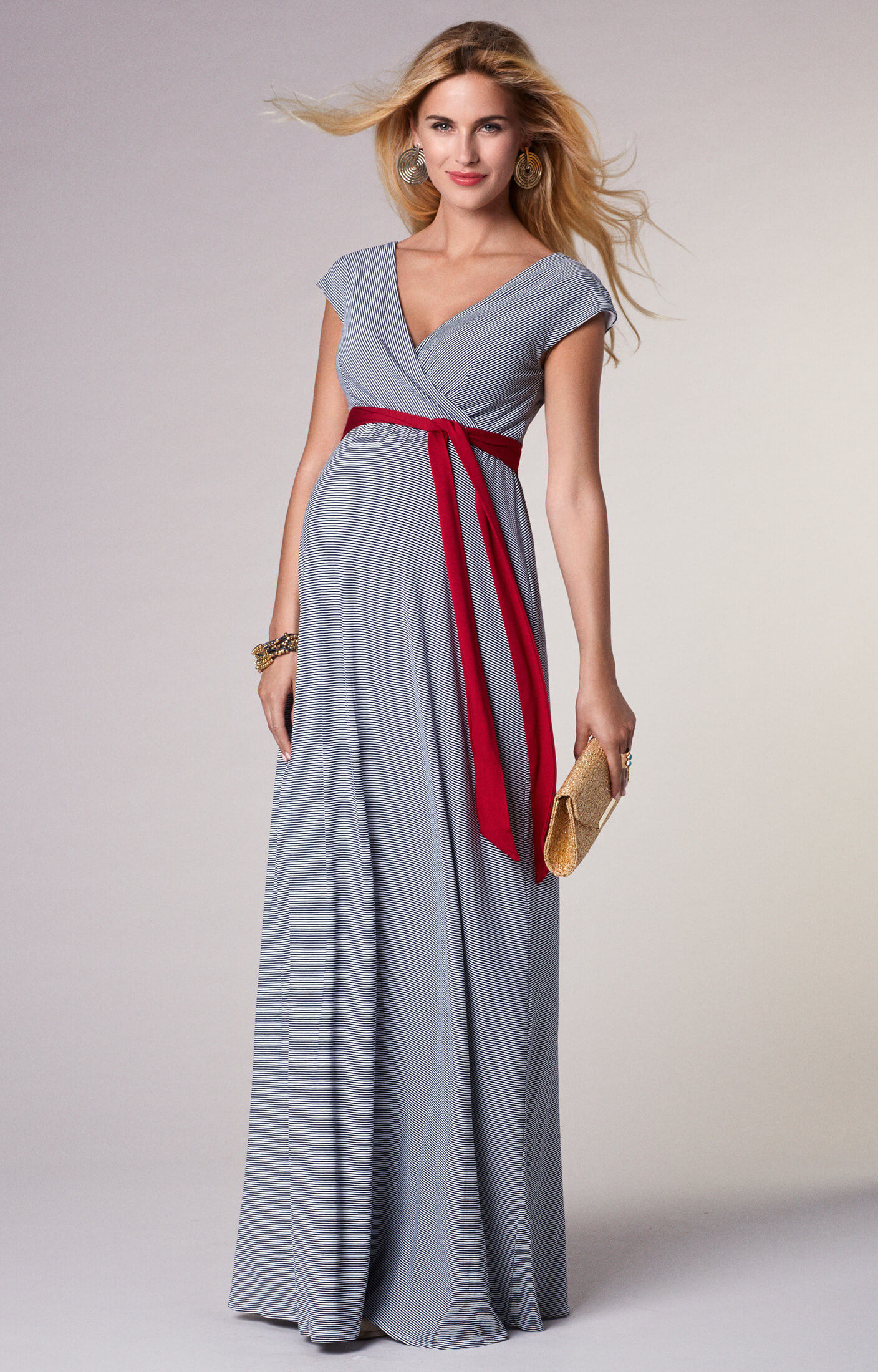 Alana Maternity Maxi Dress Cruise Stripe - Maternity Wedding Dresses,  Evening Wear and Party Clothes by Tiffany Rose HK