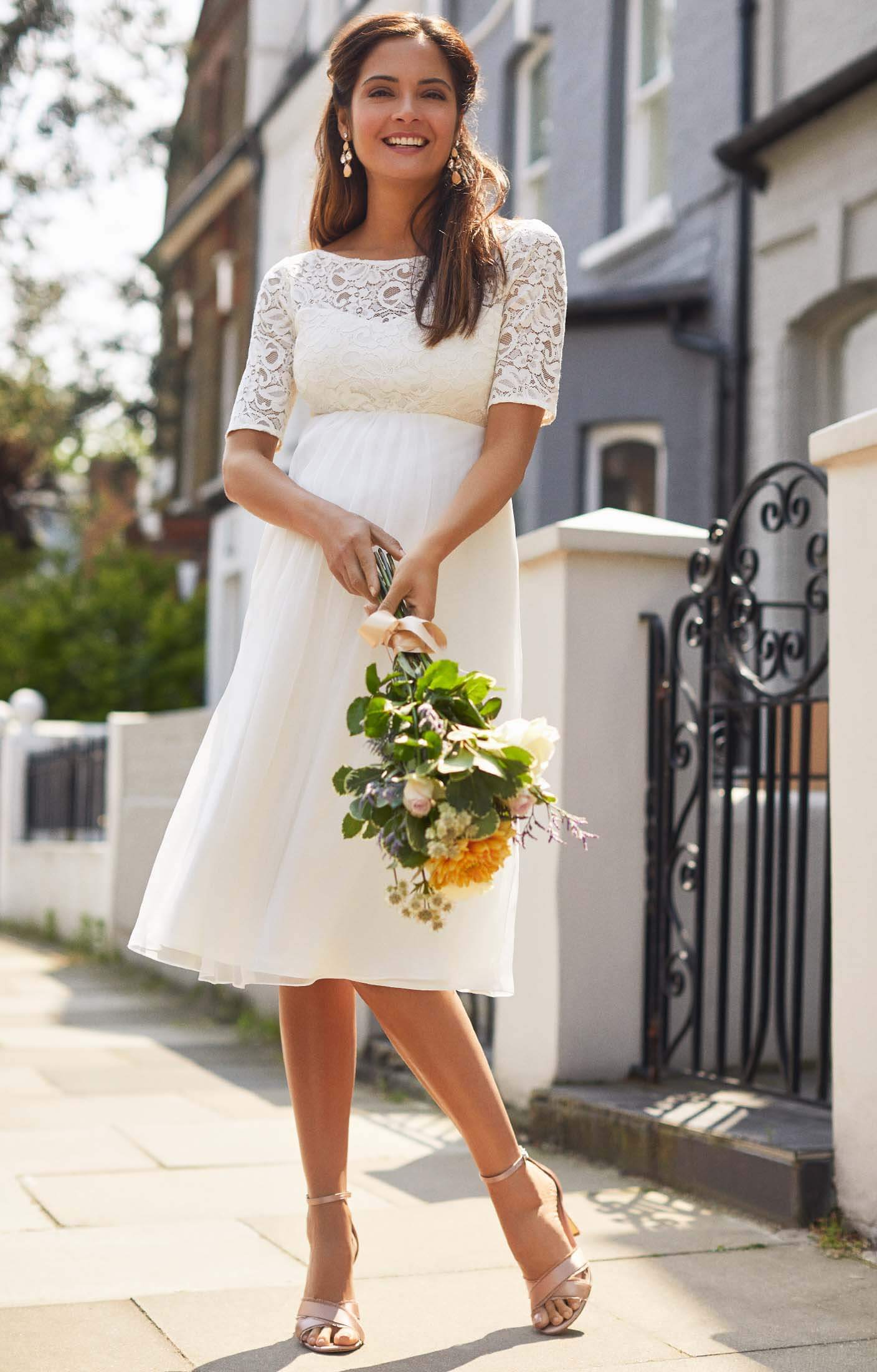 silk chiffon wedding dress