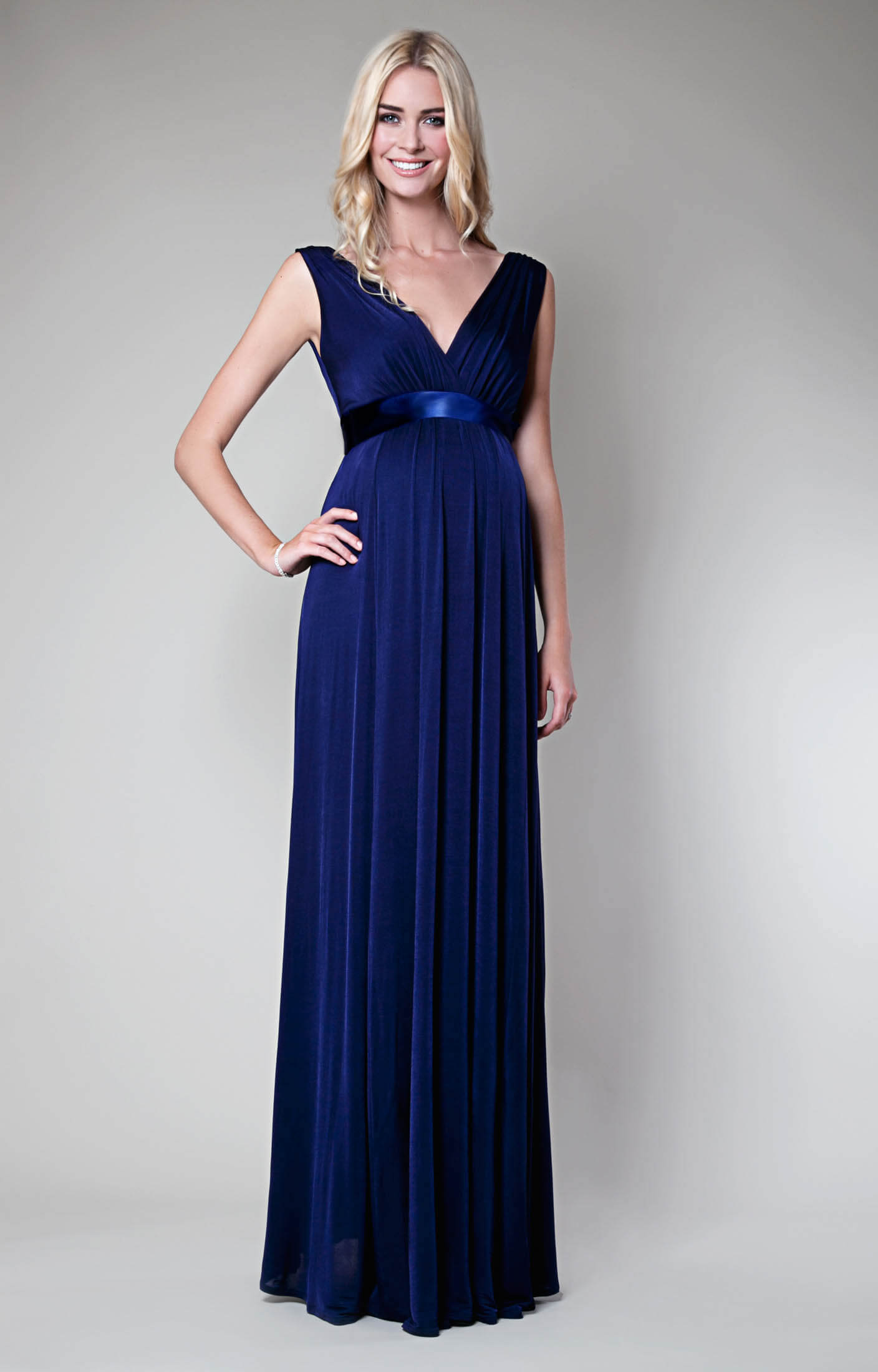 Anastasia Maternity Gown Eclipse Blue - Maternity Wedding Dresses ...