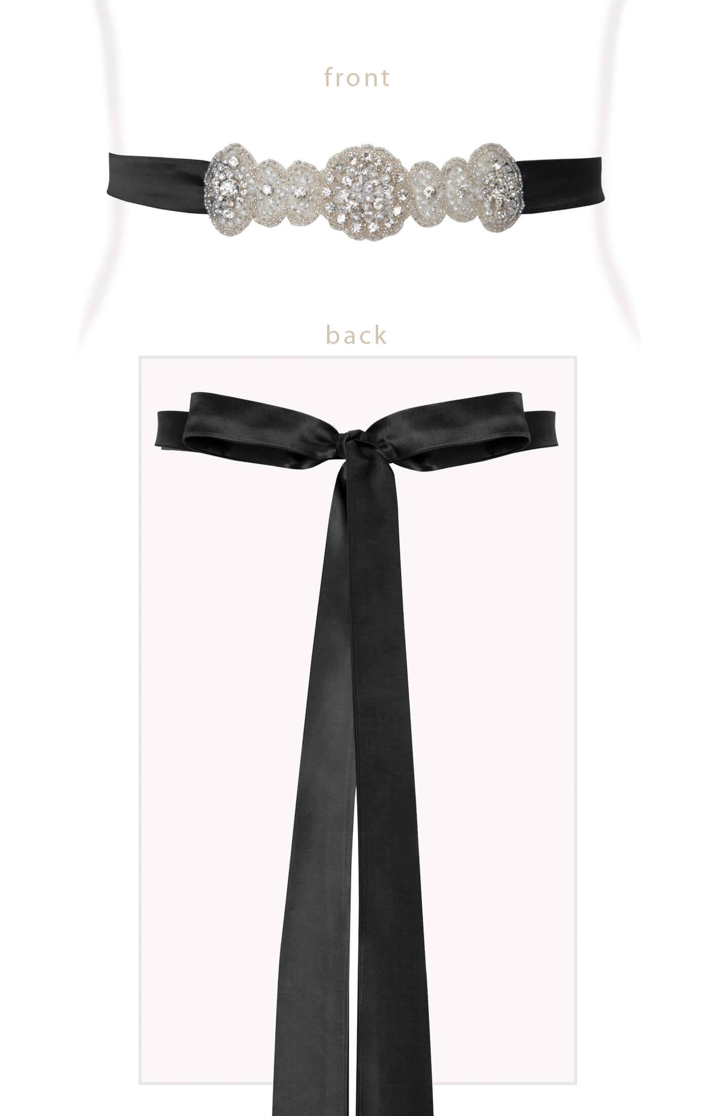 Image of Aurelia Vintage Sash Black