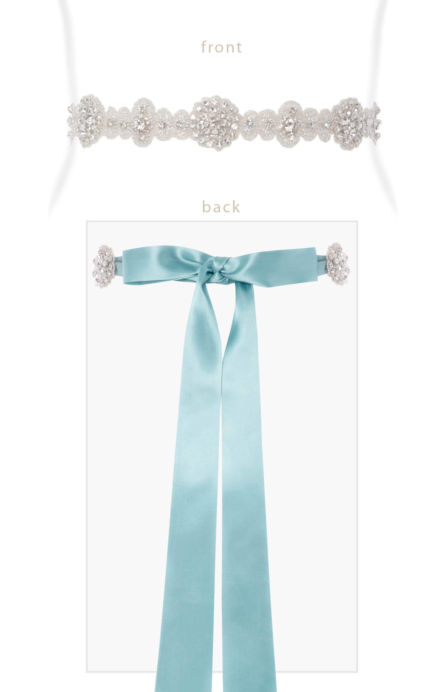 Image of Vintage Sash (Peppermint)