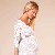 Charlotte Maternity Lace Gown Oyster Cream
