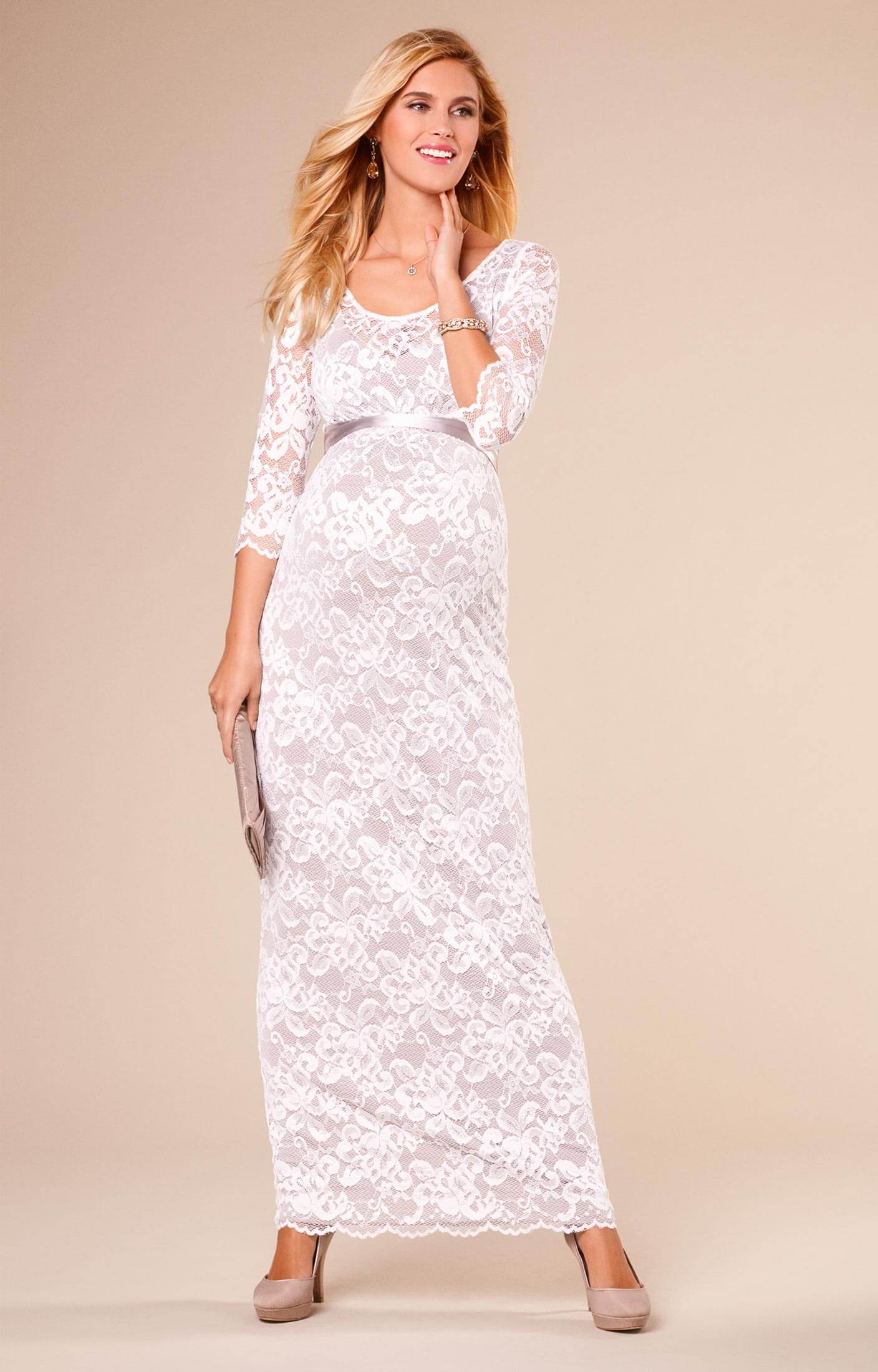oyster wedding dress