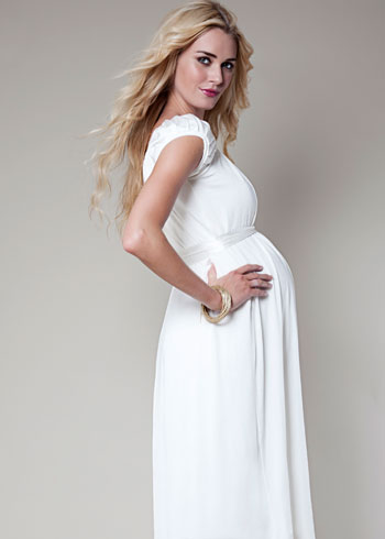 Claudia Maternity Gown Short (Ivory) - Maternity Wedding Dresses ...