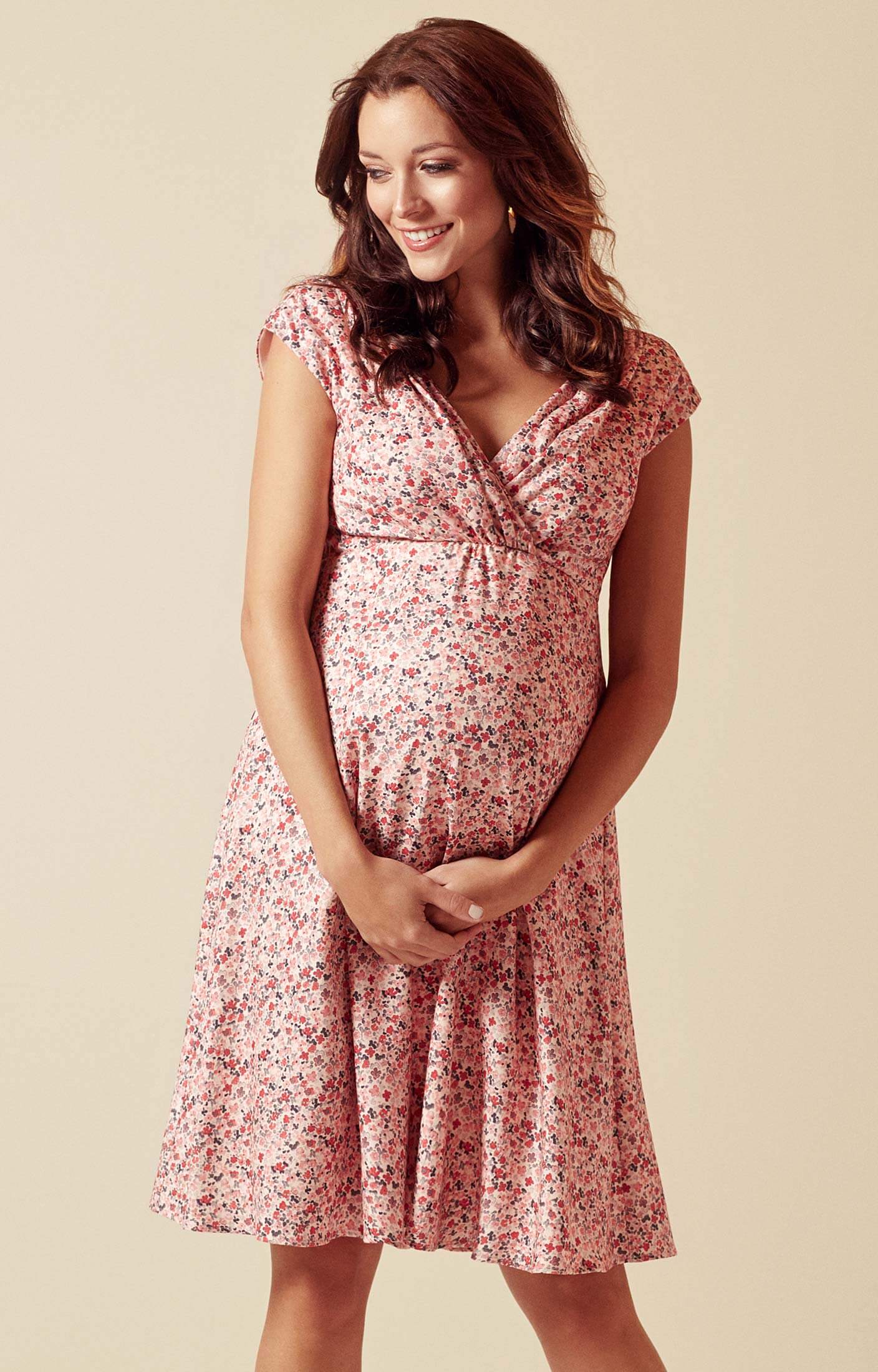 Cotton Kurti Maternity Gown/Dress With Zipper Feeding Kurta For Post  Pregnancy | eBay