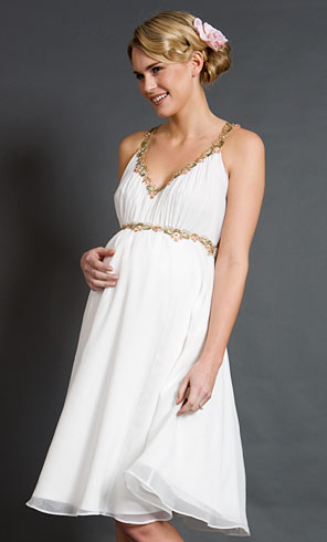 Grecian Maternity Dress - Maternity Wedding Dresses, Evening Wear and ...