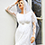Robe de Mariée Grossesse Helena Longue Ivoire