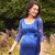 Katie Maternity Dress Short Windsor Blue