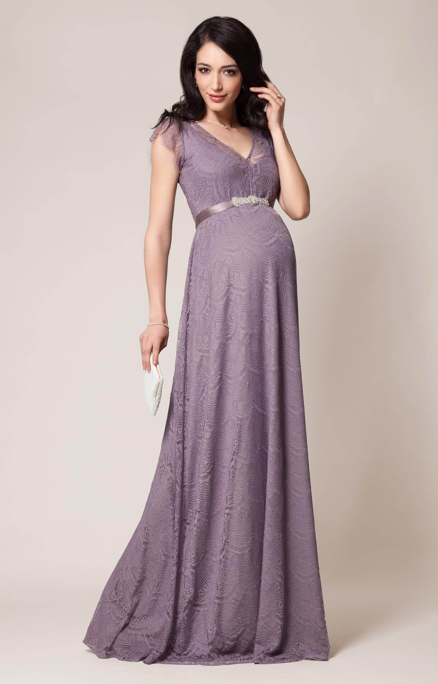 Kristin Maternity Gown Long Wisteria ...