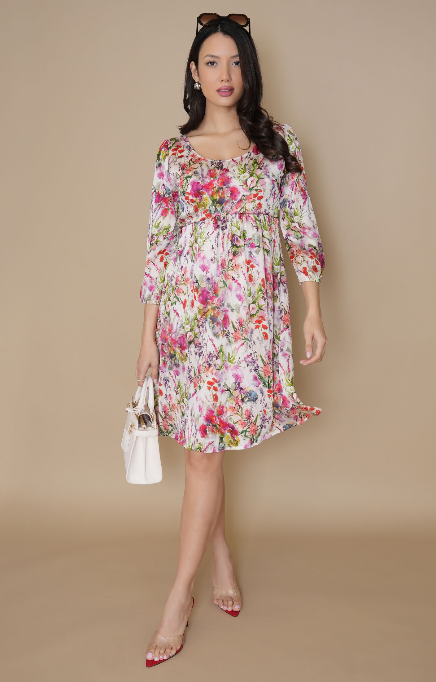 Lucy Maternity Dress Wildflower Garden - Maternity Evening Wear and Party by Tiffany Rose US