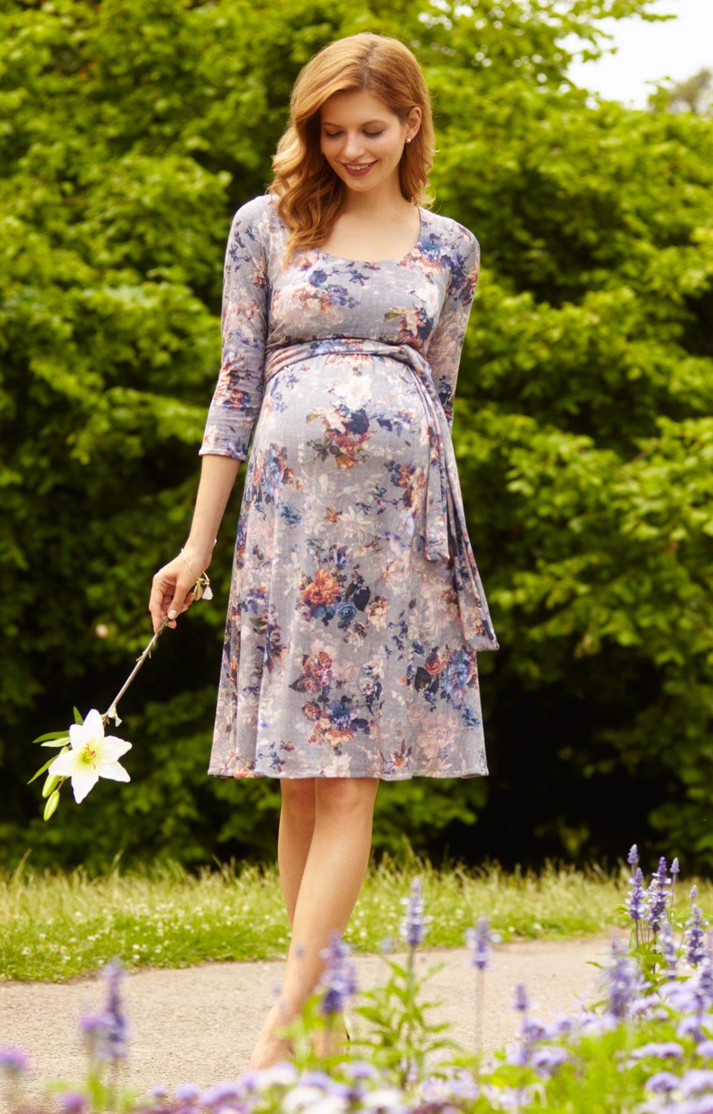 Naomi Nursing Dress Vintage Bloom