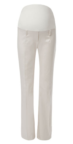 Oria Tailored Maternity Trouser (Pearl Ivory) - Maternity Wedding ...
