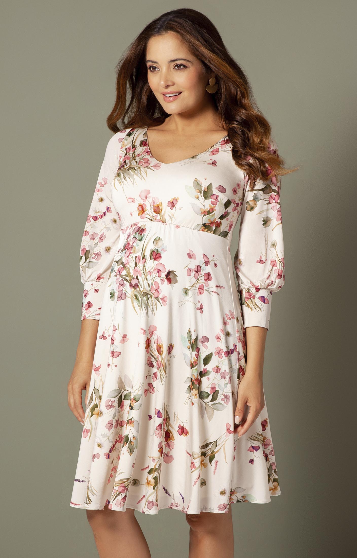 floral maternity dress