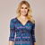 Saffron Maternity Dress Aztec Blue