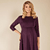 Umstandsmoden-Kleid Sienna Bordeaux