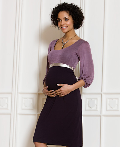 Sienna Maternity Dress (Heather) - Maternity Wedding Dresses, Evening ...
