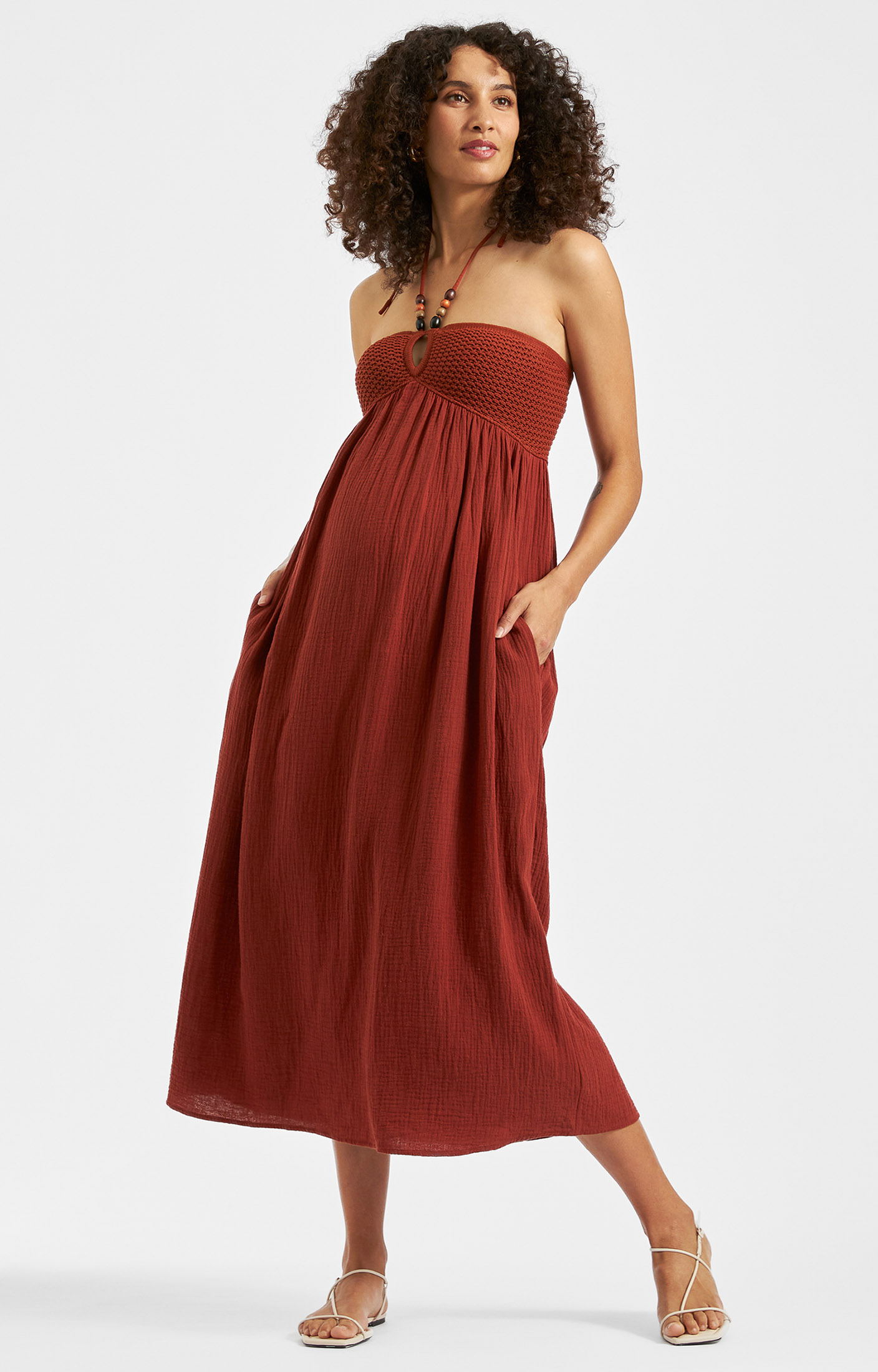 crochet maternity dress White Eyelet Corset Mini Dress
