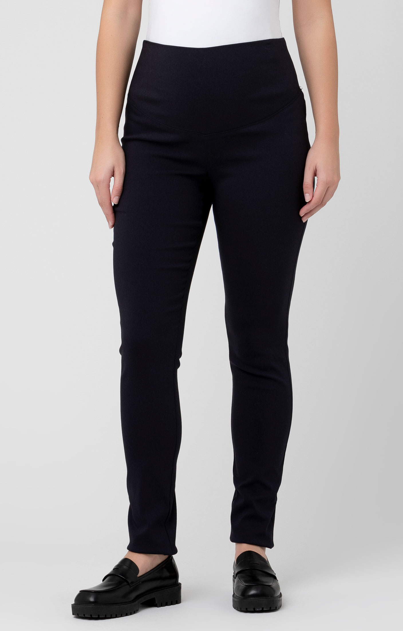 Suzan Super Straight Maternity Pant (Black) - Maternity Wedding