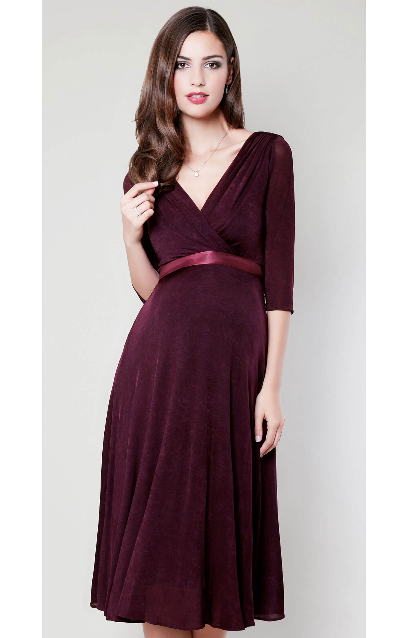 Willow Maternity Dress Deep Claret Maternity Wedding Dresses Evening Wear And Party Clothes 