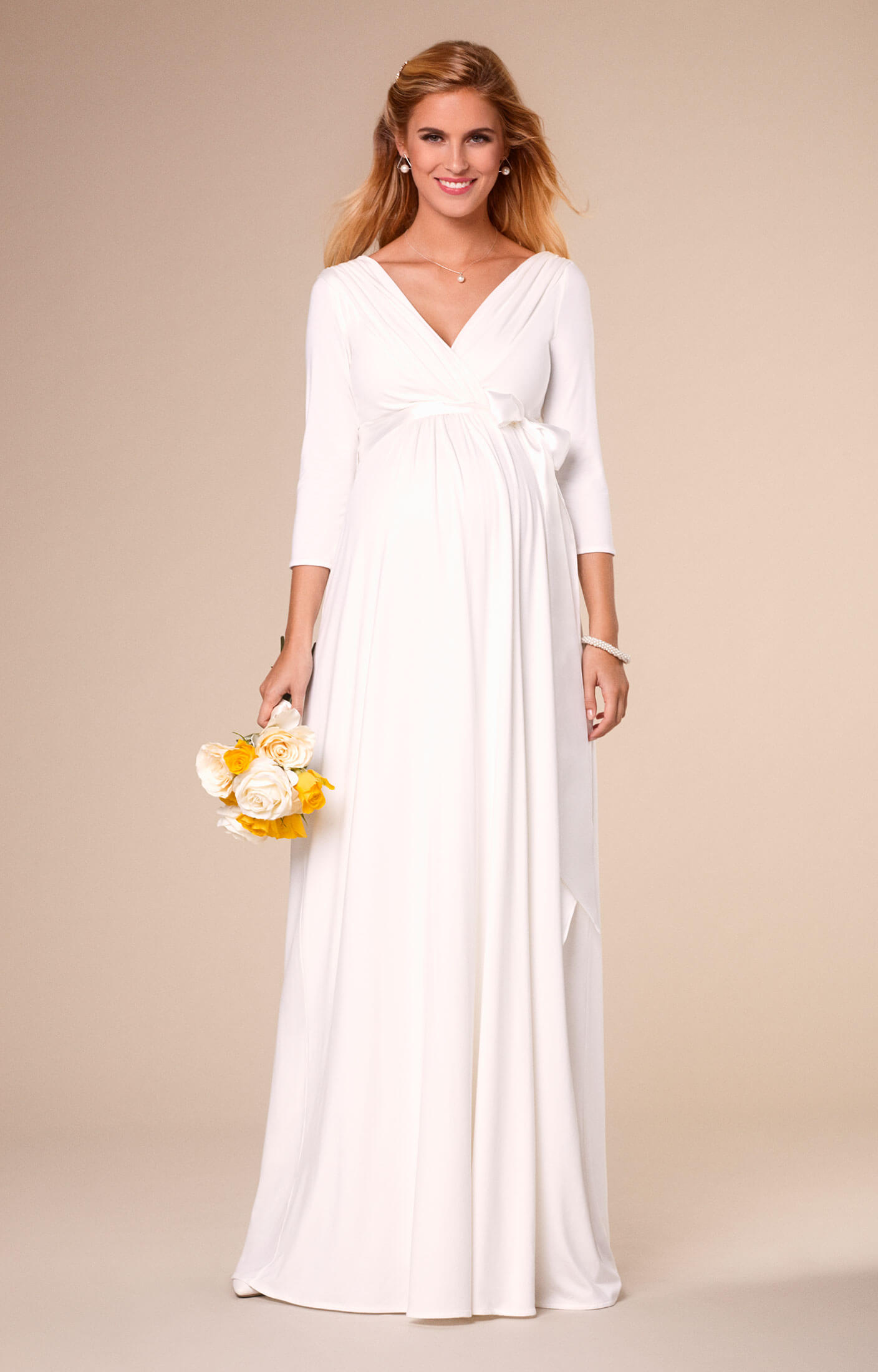 Willow Maternity Wedding Gown Long ...