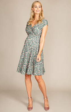 Alessandra Dress Ditsy Floral Olive