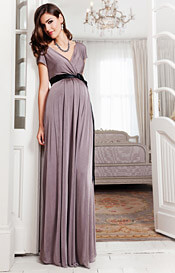 Alessandra Maternity Gown Long (Mink)