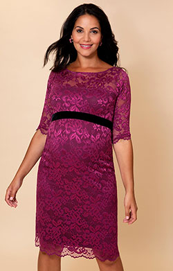 Amelia Maternity Dress Orchid Pink