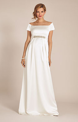 Aria Maternity Wedding Gown Ivory