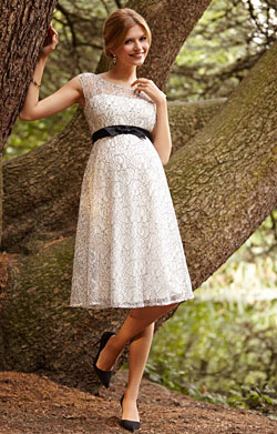 Daisy Maternity Dress Mono Lace