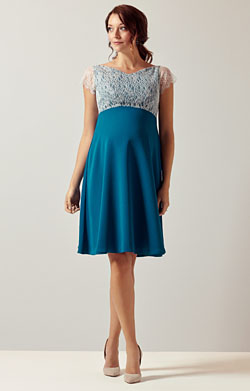 Eleanor Maternity Dress Kingfisher