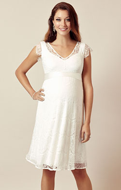 Kristin Maternity Wedding Dress Ivory White
