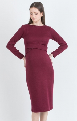 Amelia Knit Maternity Dress
