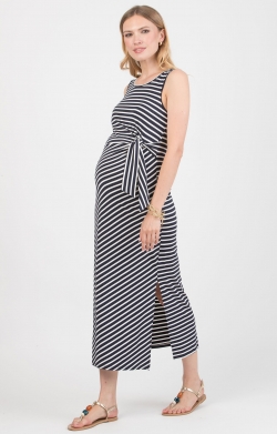 Karen Striped Maternity Dress