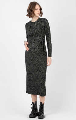 Sanela Rib Knit Maternity Dress