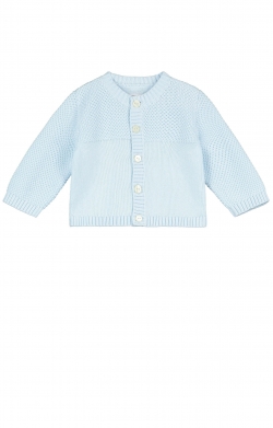 Cypress Blue Knit Baby Cardigan