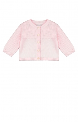 Cypress Pink Knit Baby Cardigan