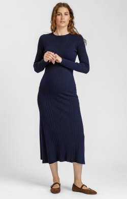 Gemma Ribbed Knit Nursing Dress