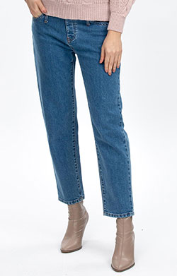 Milana Straight Leg Maternity Jeans (Medium Wash)