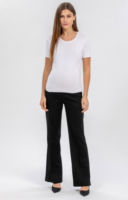 Robert Linen Maternity Trouser (Black)