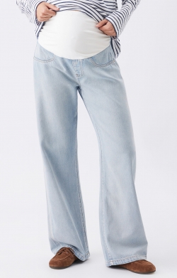 Billie Over Bump Jean (Light Wash)