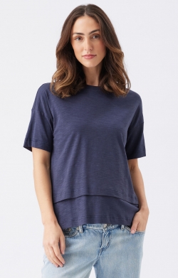 Claud Nursing Tee (Indigo)