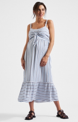 Lana Tie Front Nursing Dress