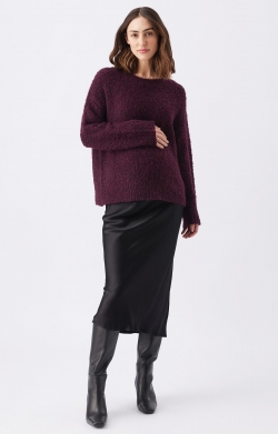 Theo Cosy Knit (Burgundy)