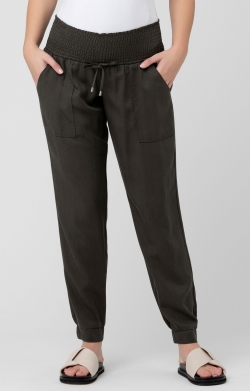 Tencel Off Duty Maternity Pant (Olive)