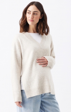 Vera Nursing Knit (Oat Marle)