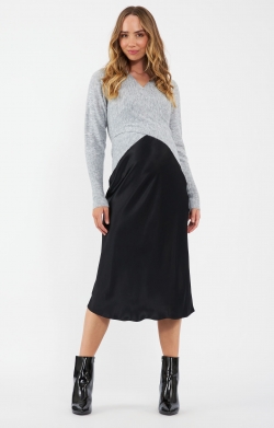 Willa Nursing Knit (Snow Marle)