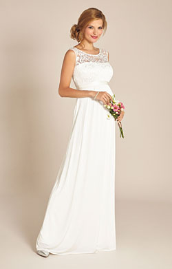 Valencia Umstandsmoden Brautkleid Land in Elfenbein